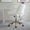 Martha Stewart Tyla Upholstered Office Chair in White/Polished Brass CH-220921-5-WH-GLD-MS - alternate 8
